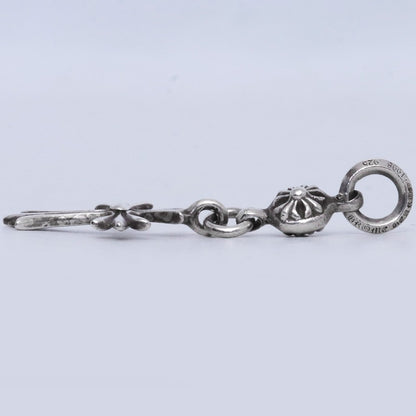 CHROME HEARTS 1BALL TNY CH CRS Charm Silver Size F