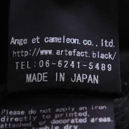 A.F ARTEFACT Bomber Heat Pullover Hoodie Black Size 3