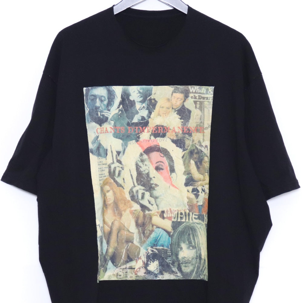 CROMAGNON Antique Print T-Shirt Black Size 1