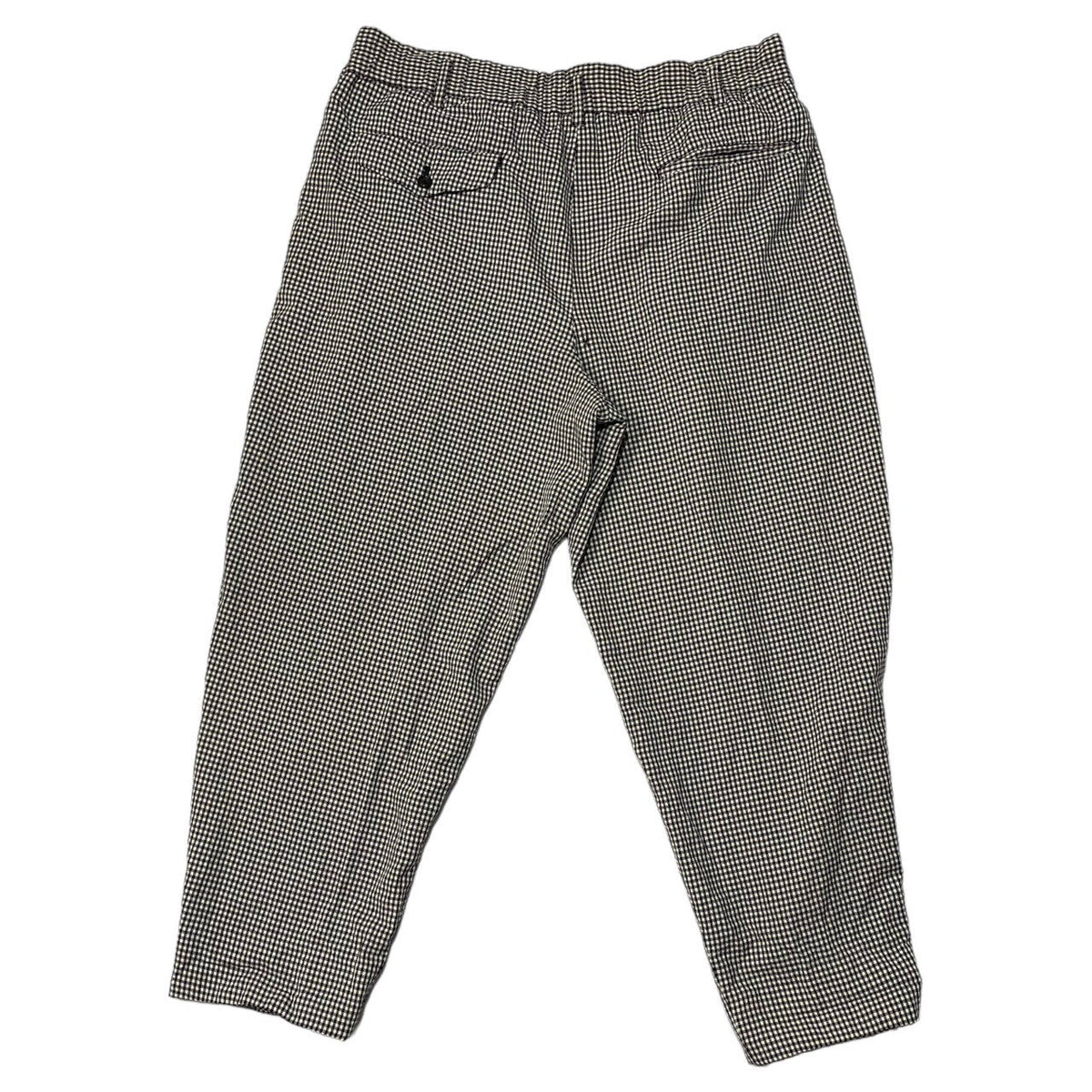 CDG HOMME PLUS 80s Vintage Tapered Check Slacks Size SIZE S