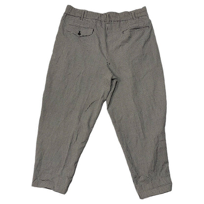 CDG HOMME PLUS 80s Vintage Tapered Check Slacks Size SIZE S