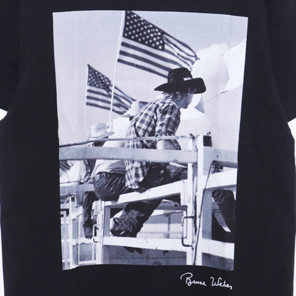 BIOTOP Bruce Weber Photo Print T-Shirt Black Size M