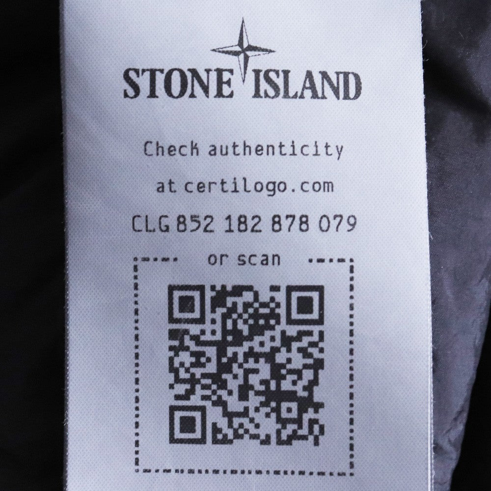 STONE ISLAND 24AW Recycled Nylon Down Vest Black Size L