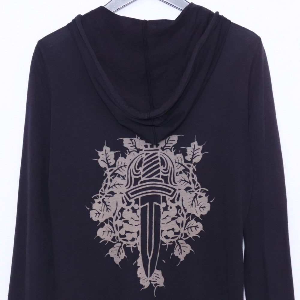 CHROME HEARTS Women's Old Vine Dagger Hoodie Navy Size XS