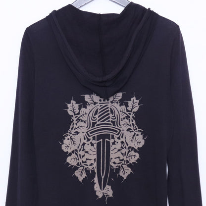 CHROME HEARTS Women's Old Vine Dagger Hoodie Navy Size XS