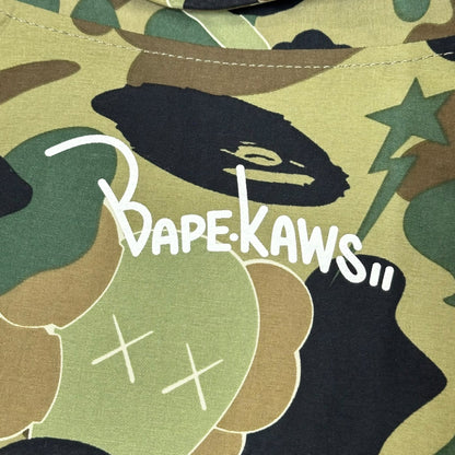 BAPE BY A BATHING APE KAWS 1st Camo Jacket Green Size M
