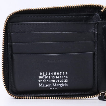 MAISON MARGIELA Around Zip Leather Wallet Black Size F