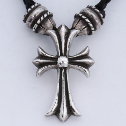 CHROME HEARTS Small CH Cross Necklace Silver Size ONE SIZE