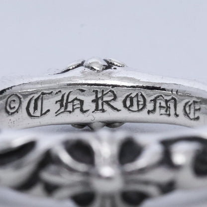 CHROME HEARTS SBT Band Ring Silver Size JP 12