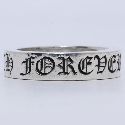 CHROME HEARTS 6mm SPACER FOREVER Ring Silver Size JP 23