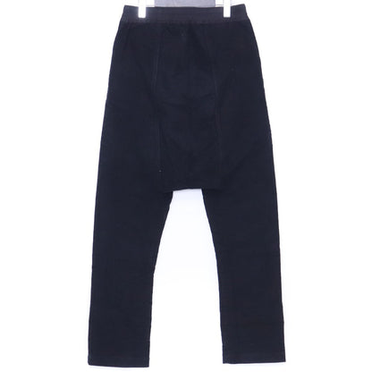 RICK OWENS 13AW Moleskin Drawstring Pants Black Size 46