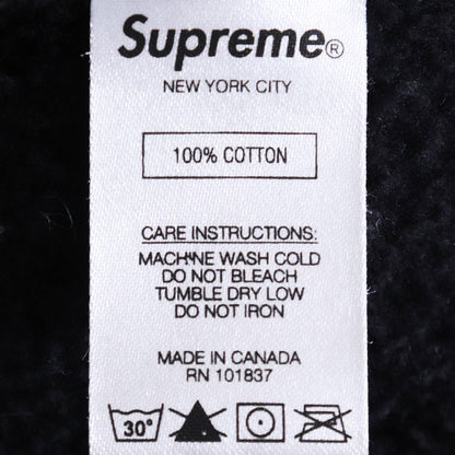 SUPREME 19SS Topline Zip Up Hoodie Black Size M