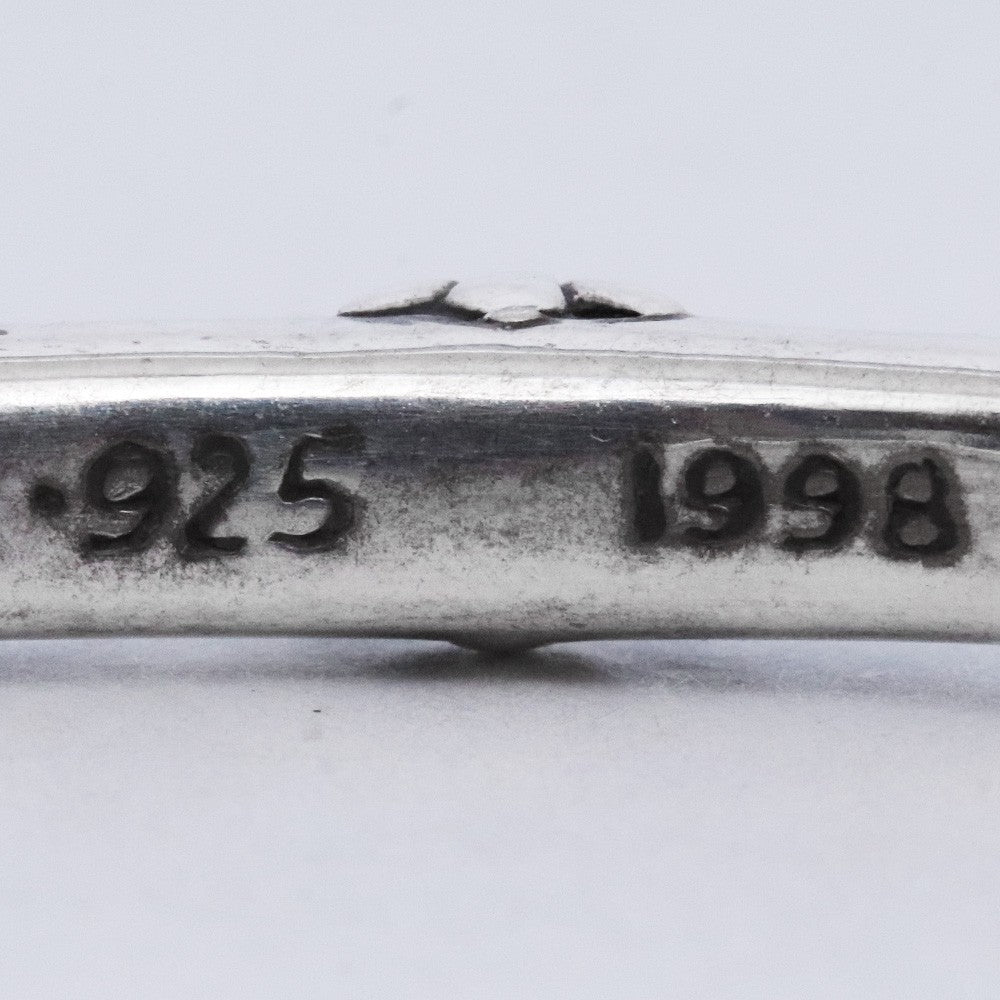 CHROME HEARTS SBT Band Bangle Silver Size M