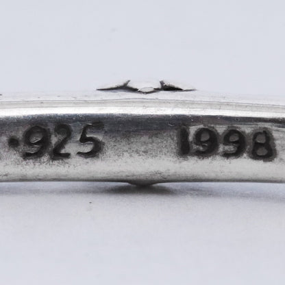 CHROME HEARTS SBT Band Bangle Silver Size M