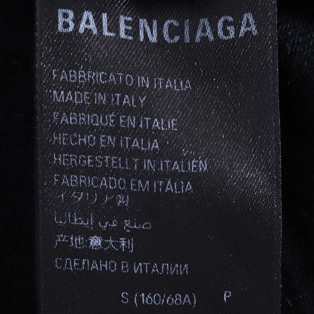 Balenciaga 23SS Super Destroyed Baggy Jeans Black Size S