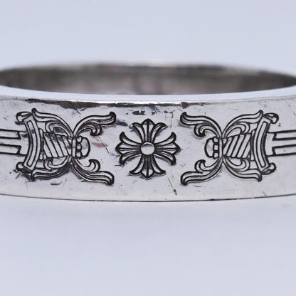 Chrome Hearts 6mm Spacer Dagger Ring Silver Size US 9.5