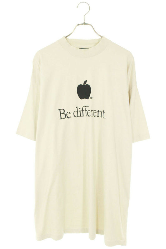 Balenciaga 22AW Be different Embroidered T-Shirt Gray Size 3