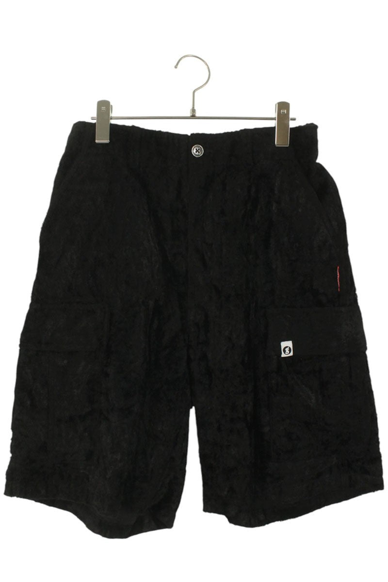 Vintage Supreme Bottoms - SUPREME x GOODENOUGH 25SS Crushed Rayon Cargo Short Cargo Pants Black Size 30 - Authentic Archive