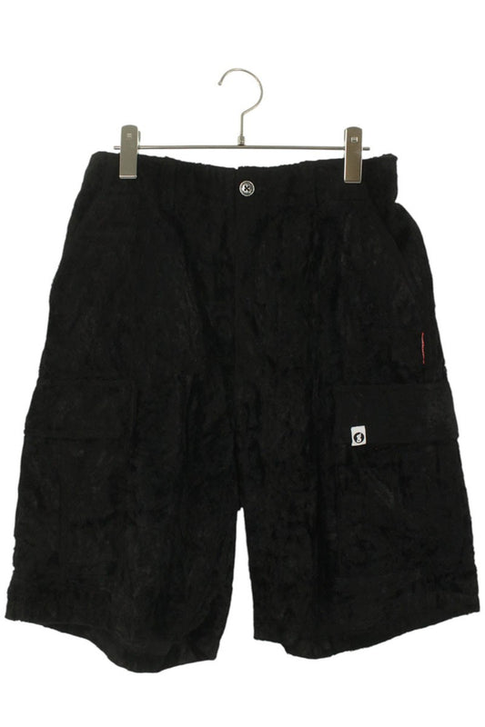 Vintage Supreme Bottoms - SUPREME x GOODENOUGH 25SS Crushed Rayon Cargo Short Cargo Pants Black Size 30 - Authentic Archive
