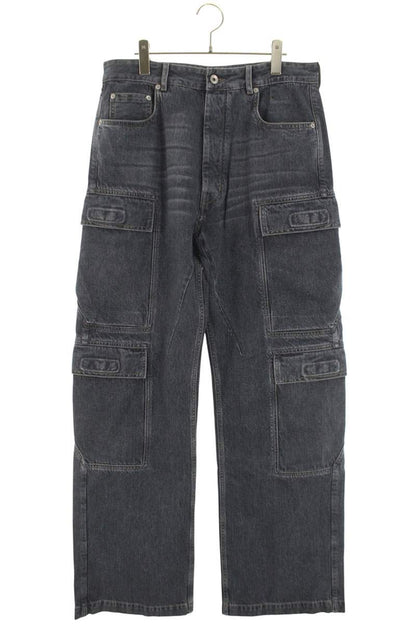 DRKSHDW 25AW Washed Double Cargo Denim Pants Blue Size 32