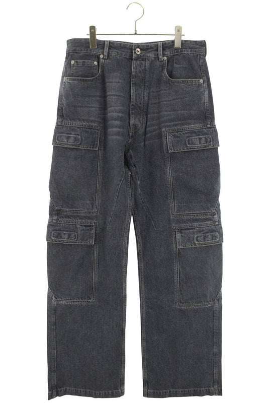 DRKSHDW 25AW Washed Double Cargo Denim Pants Blue Size 32