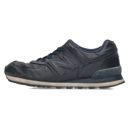 Comme des Garcons Leather Junya Watanabe x New Balance Sneakers Blue Size 26.5cm