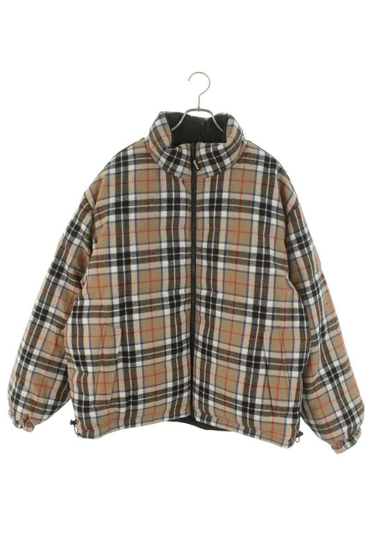 Supreme 24AW Reversible Puffer Jacket Fur Blouson Beige x Black Size XL