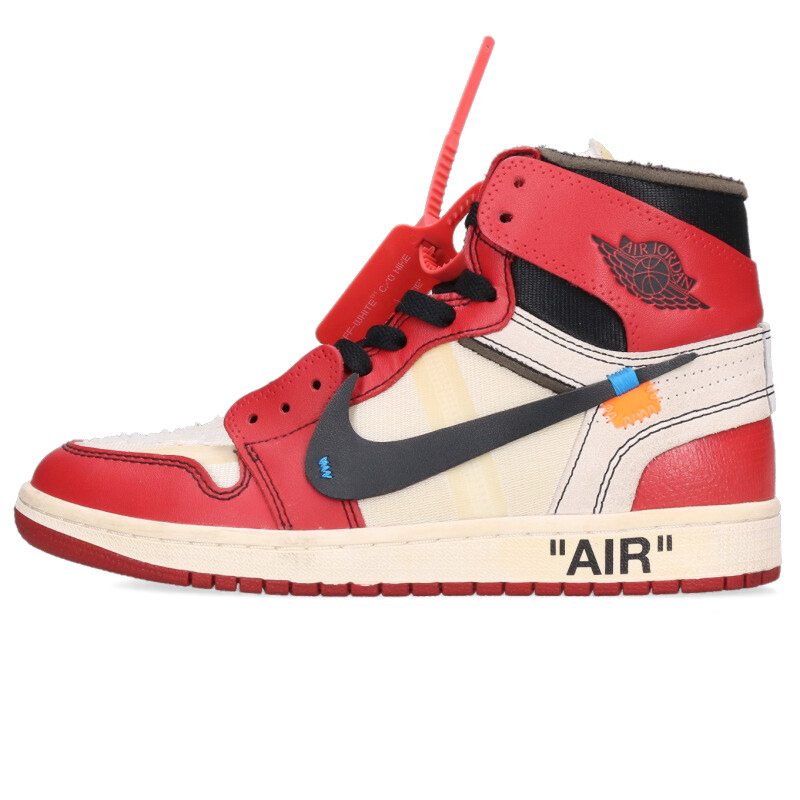 NIKE x OFF-WHITE Sneakers Red x White Size 25cm