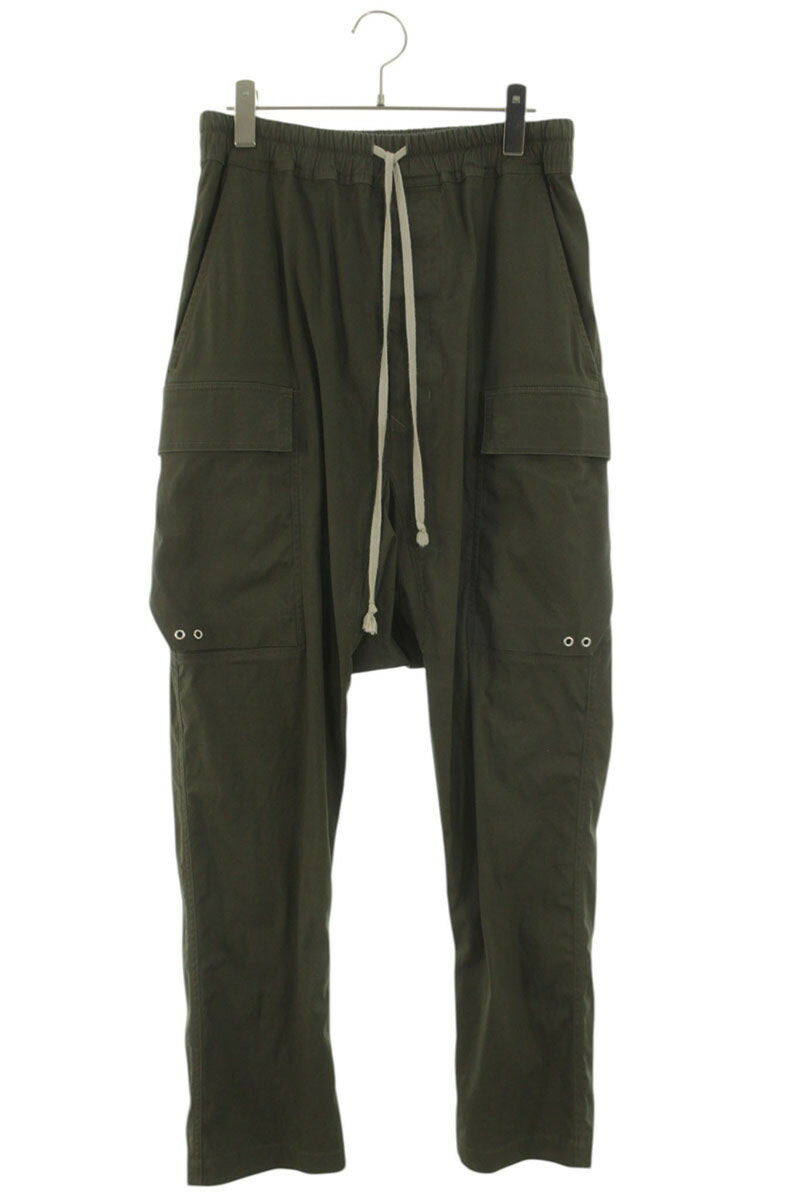 Rick Owens 22AW TE Cargo Long Pants Green Size 33