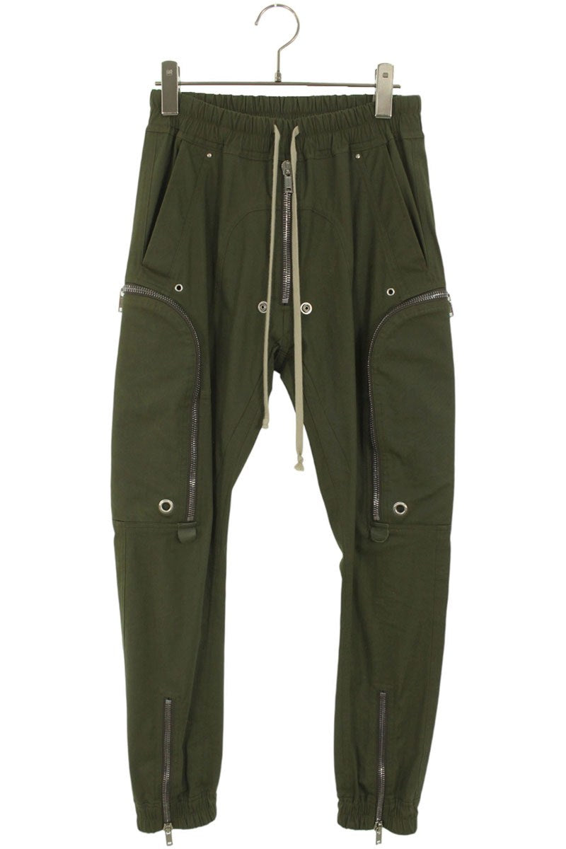 Rick Owens 21AW TE Cargo Long Pants Green Size 38