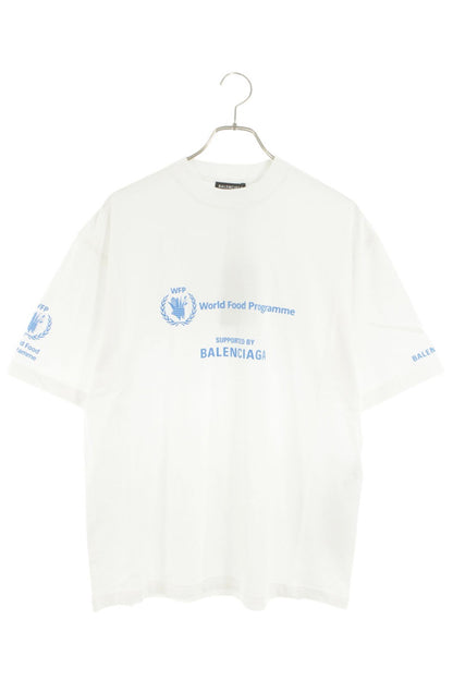Balenciaga WFP Logo Print Oversized T-Shirt White Size XS