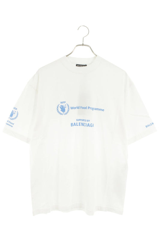 Balenciaga WFP Logo Print Oversized T-Shirt White Size XS