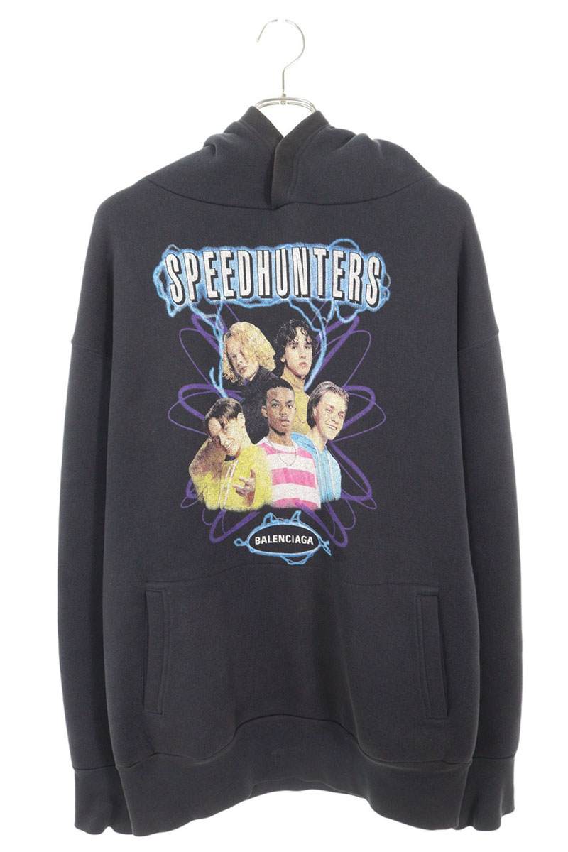Balenciaga 19AW Pullover Hoodie Black Size M