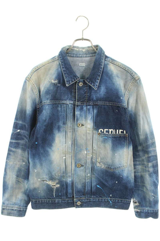 Fragment Design x SEQUEL Denim Jacket Blue Size M