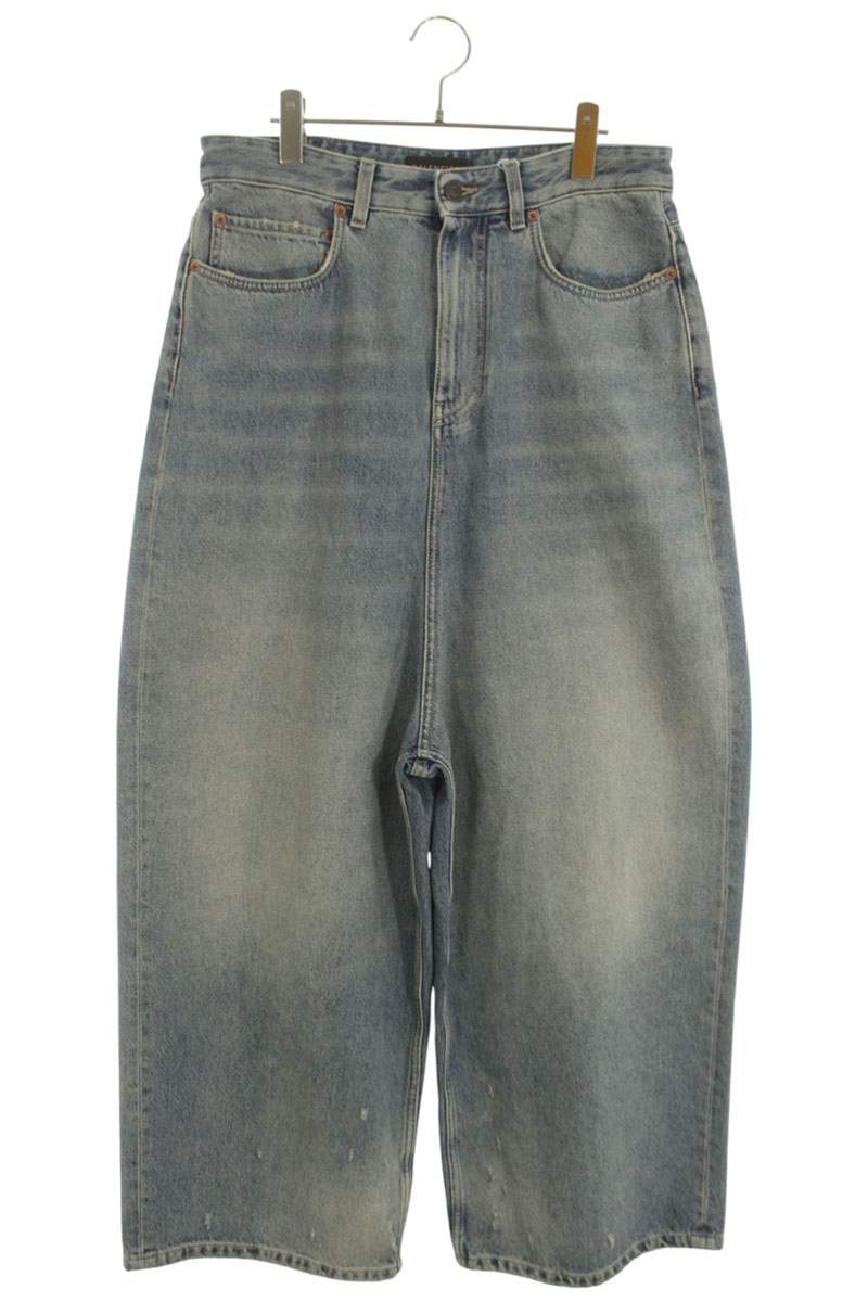 BALENCIAGA Distressed Low-Crotch Jeans Blue Size 30