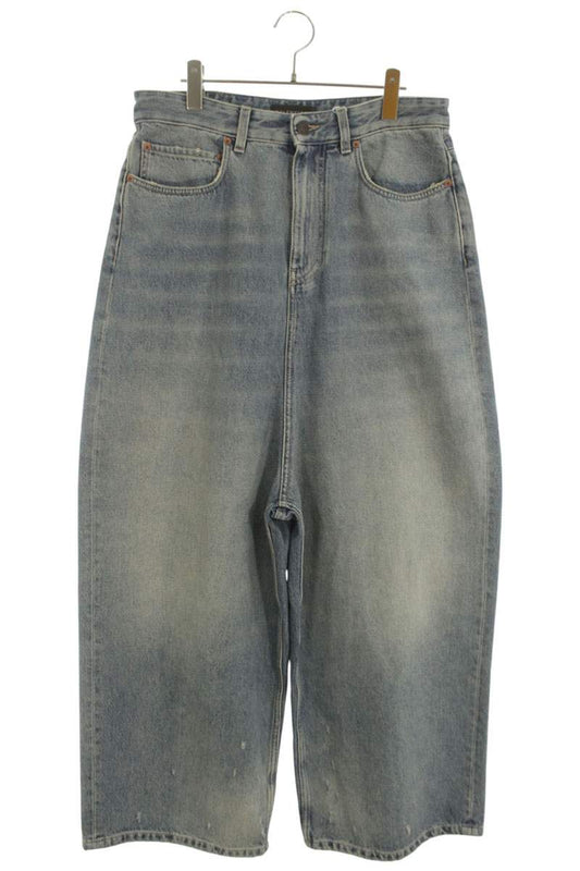 BALENCIAGA Distressed Low-Crotch Jeans Blue Size 30