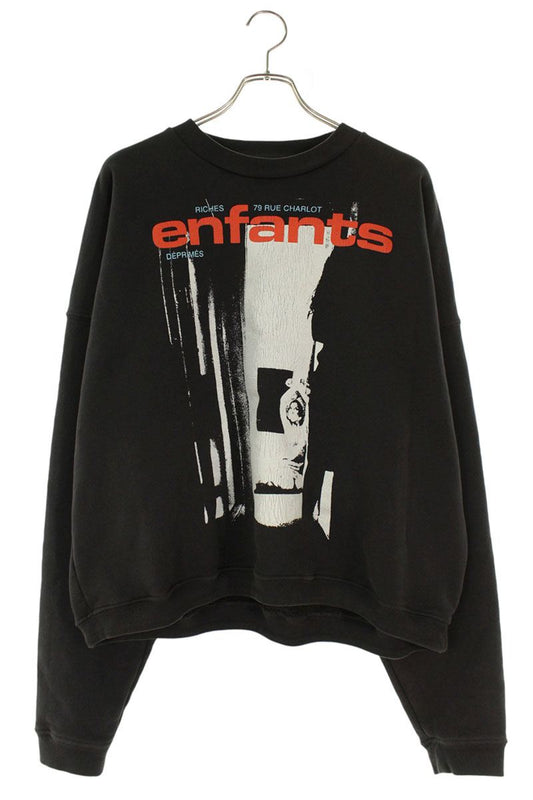 Enfants Riches Deprimes Vintage Logo Print Sweatshirt Black Size M