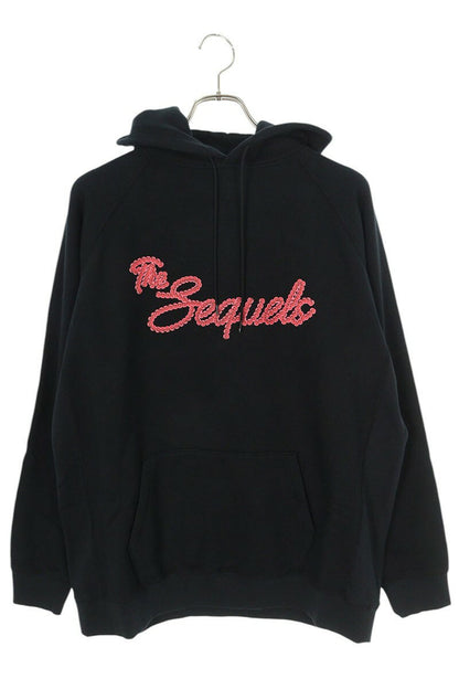 SEQUEL 23AW Logo Print Hoodie Black Size L
