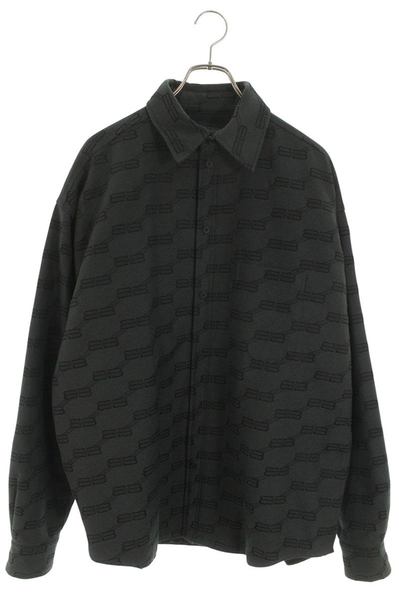 BALENCIAGA BB Logo Padded Jacket Black Size XS