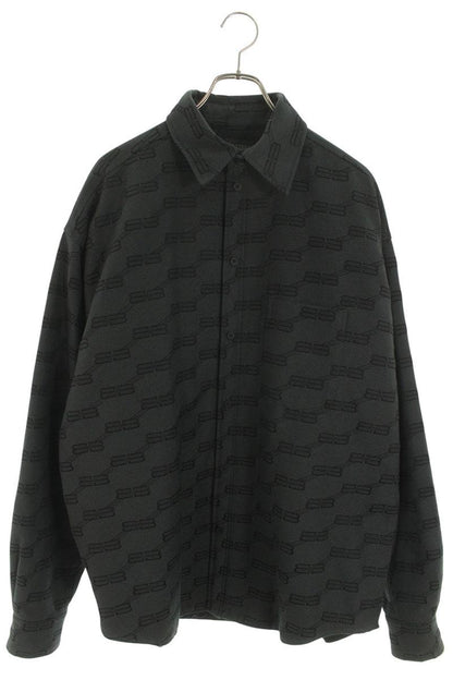BALENCIAGA BB Logo Padded Jacket Black Size XS