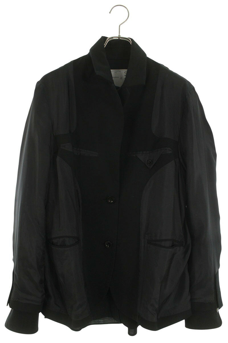 Sacai 21AW SUITING JACKET Black Size S
