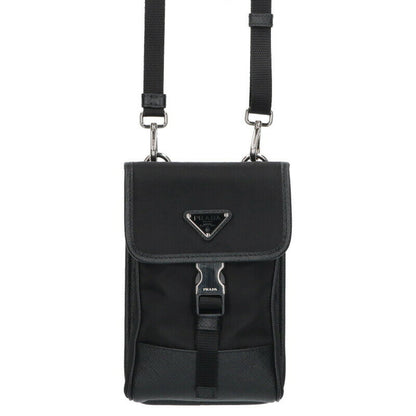 Prada Phone Shoulder Bag Black One Size