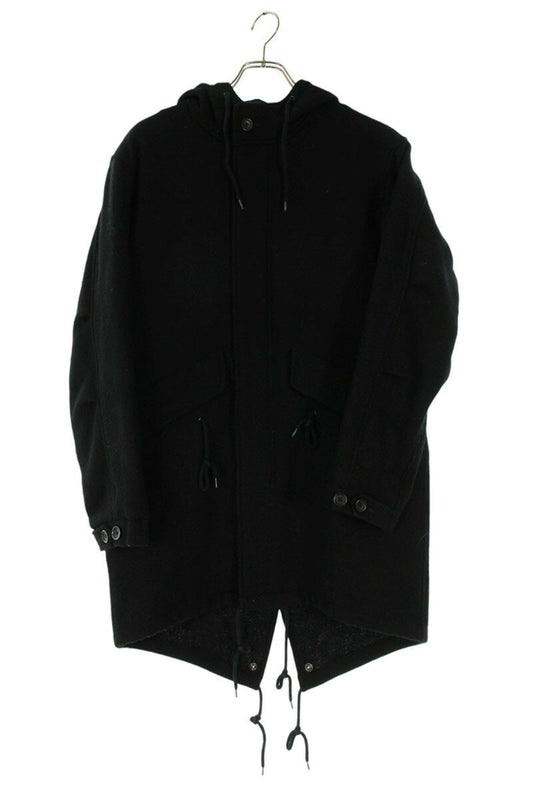 Supreme x Harris Tweed 16AW WoolFishtail Parka Logo Embroidered Coat Size S