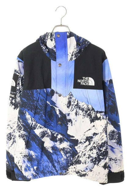 Supreme x The North Face 17AW The North Face Mountain Parka Blue Size S