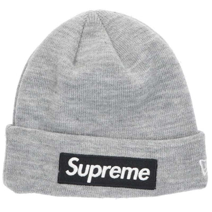 SUPREME x New Era Box Logo Beanie Gray One Size