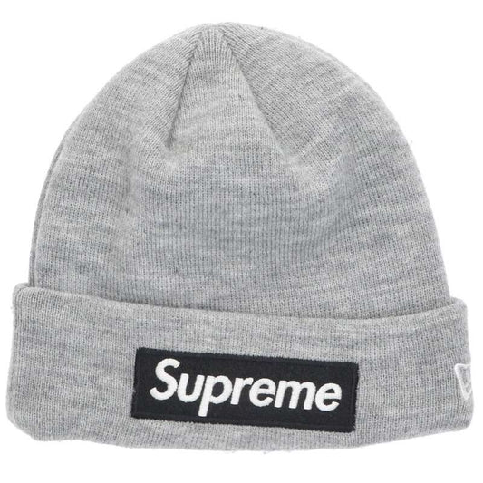 SUPREME x New Era Box Logo Beanie Gray One Size