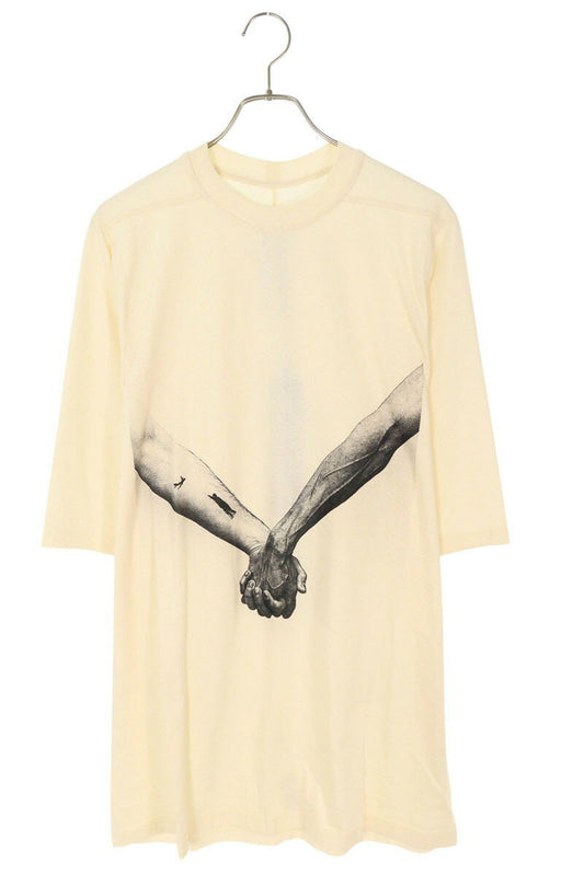Vintage Rick Owens Tops - Rick Owens 2025SS Jumbo Print T-Shirt Off-White Size S - Authentic Archive