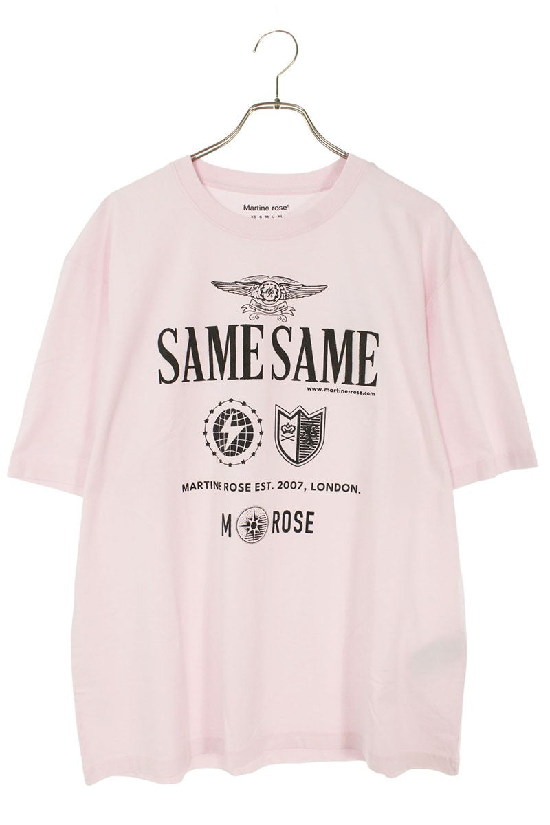 Martine Rose Graphic T-Shirt Pink Size L