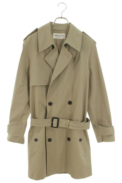 Saint Laurent Paris Trench Coat Beige Size XS
