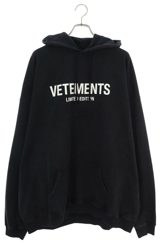 Vetements 24AW Logo Hoodie Black x White Multi Size XL
